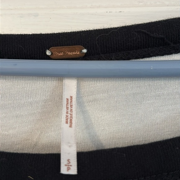 Women’s Free People Breton Striped Pullover Long Sleeve Sweater Size Small - Picture 5 of 9